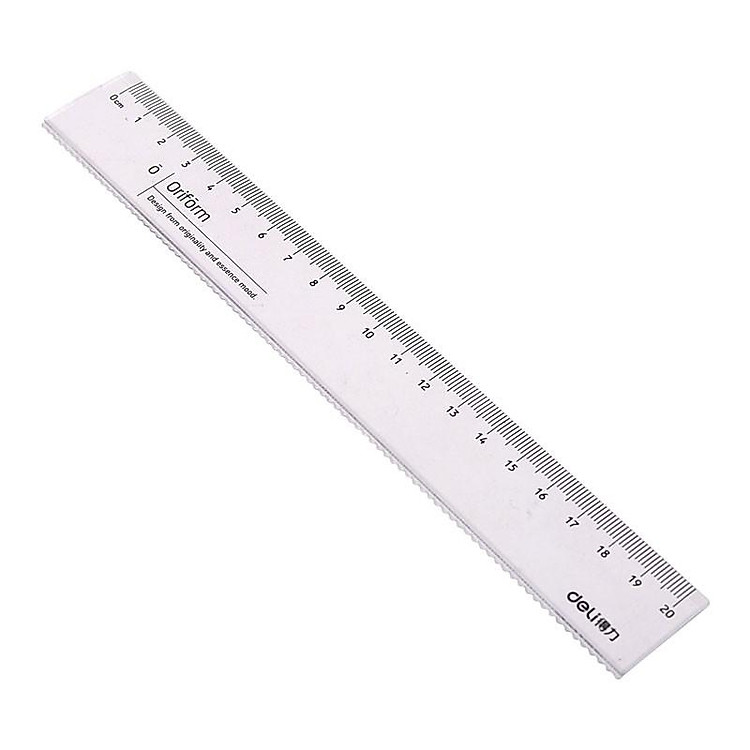 Thước Kẻ 20cm Oriform Deli (1 chiếc)