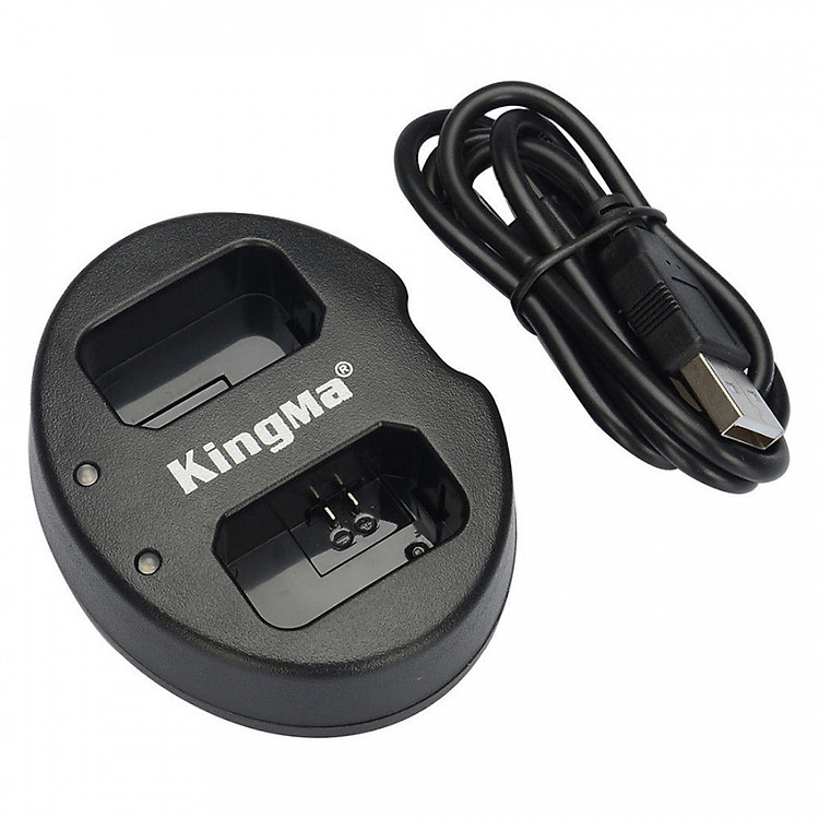 Sạc pin đôi nhanh KingMa cho Sony NP-FW50 A6000 A6300 A6500 - Hàng chính hãng