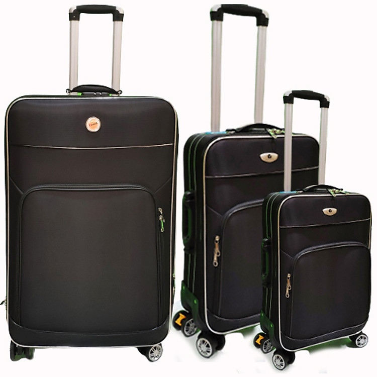 Bộ 3 vali vải cao cấp size 20inch + 24inch + 28inch i'mmaX i005