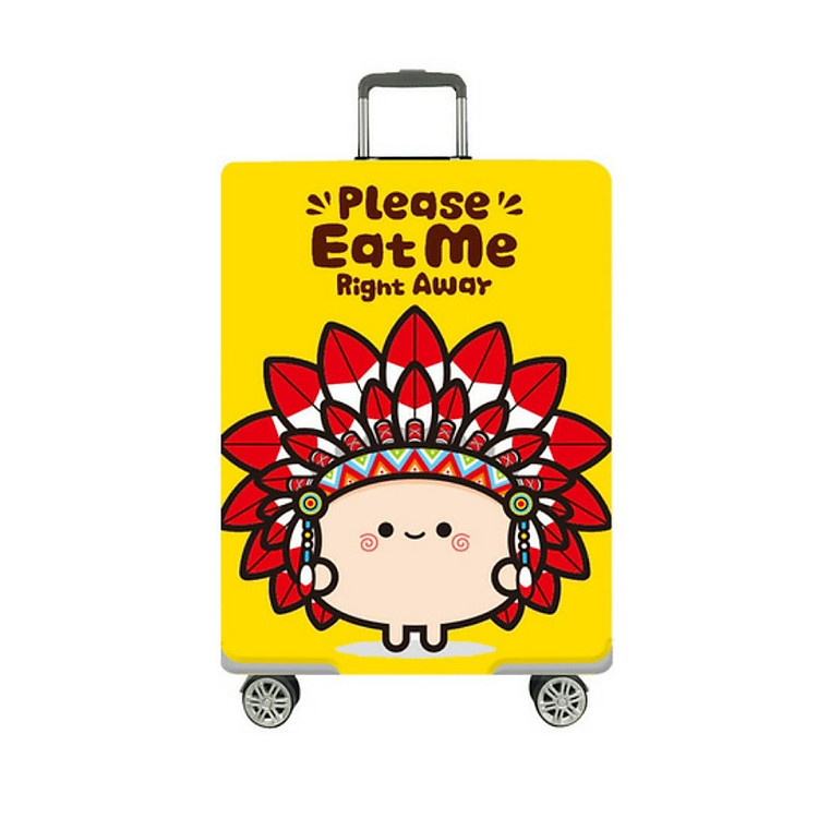 Túi Bọc Vali - Áo Bọc Vali Co Giãn 4 Chiều Thổ Dân - Tặng kèm 01 sổ tay