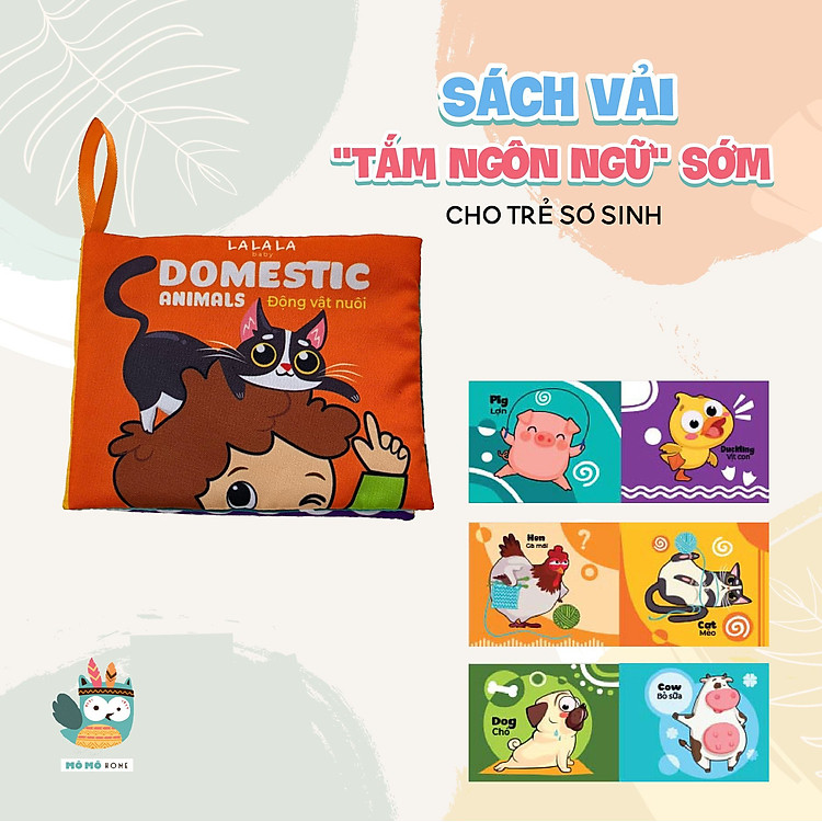 Mua Sách vải Lalala baby kích thích thị giác Chính hãng Tiết kiệm - Hình ảnh 4