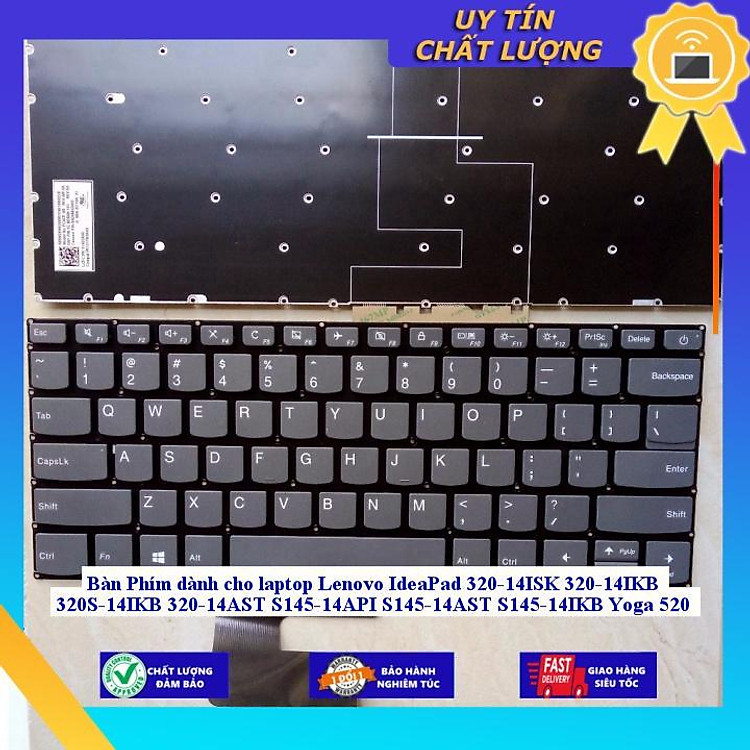 Bàn Phím dùng cho laptop Lenovo IdeaPad 320-14ISK 320-14IKB 320S-14IKB 320-14AST S145-14API S145-14AST S145-14IKB Yoga 5 - Hàng Nhập Khẩu New Seal