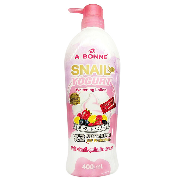 Sữa Dưỡng Trắng Da A Bonne' Chiết Xuất Ốc Sên (400ml)