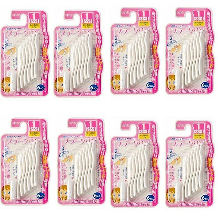 Bàn Chải Kẽ Răng DP-LD01SSS combo 8 vỉ