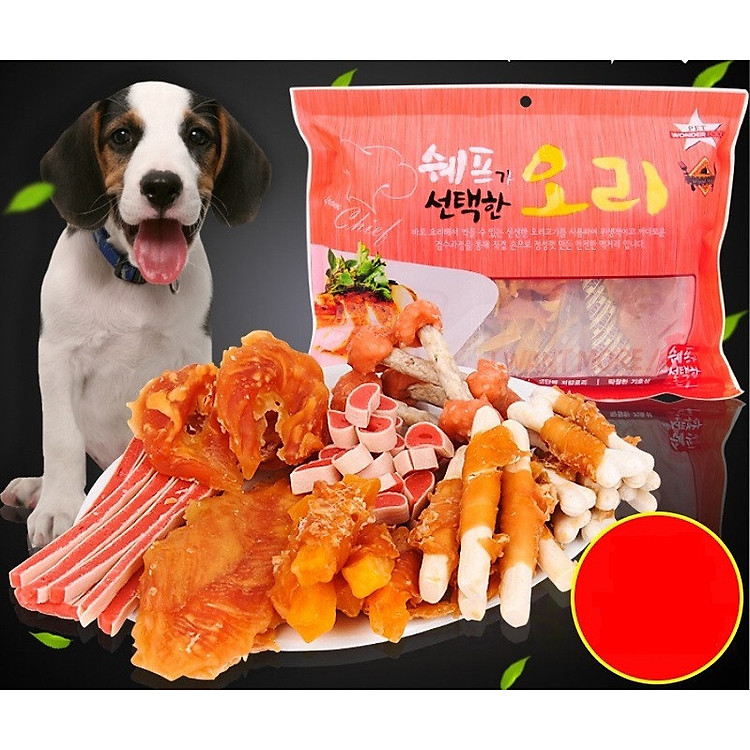 Đồ cắn gặm Bánh thưởng/Snack Hàn Quốc cho chó mèo 100gr (giao hàng ngẫu nhiên)