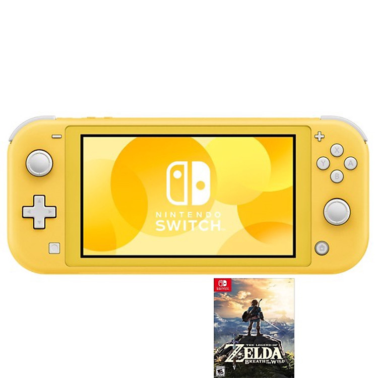 NINTENDO SWITCH LITE - KÈM GAME ZELDA BREATH OF THE WILD - YELLOW -HÀNG NHẬP KHẨU