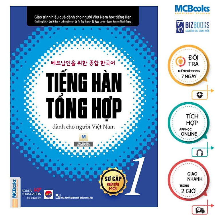 Tiếng Hàn Tổng Hợp Dành Cho Người Việt Nam Sơ Cấp 1 + 2 - Ảnh 6