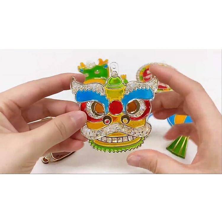 Hộp Màu Vẽ Trang Trí Kính AMOS Glass Deco SD10P6-GL - Ảnh 4