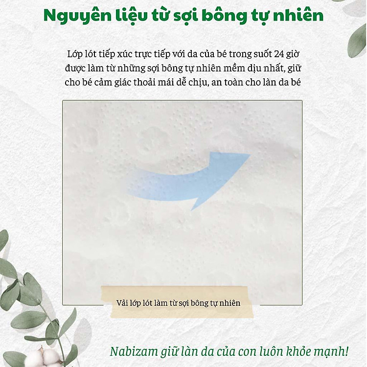 Combo 4 Bịch Tã Nabizam UltraThin Size M Chính hãng Ưu đãi - Hình ảnh 4