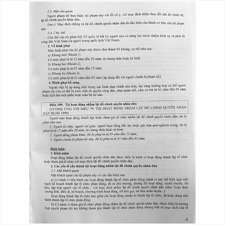 Bình Luận Khoa Học Phần Các Tội Phạm Bộ Luật Hình Sự Năm 2015 Được Sửa Đổi, Bổ Sung Năm 2017 (V1302P) - Ảnh 4