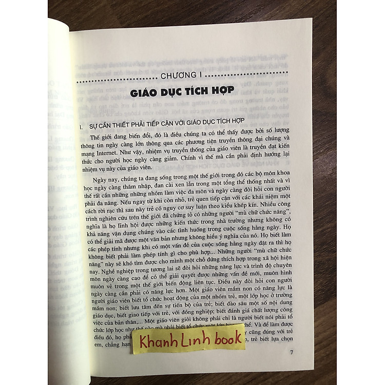 Giáo trình Giáo dục tích hợp ở bậc học mầm non - Ảnh 2