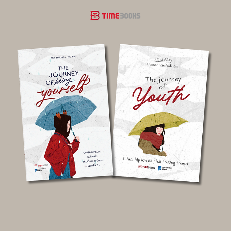 Combo 3 cuốn sách Chưa Kịp Lớn Đã Phải Trưởng Thành song ngữ Việt - Anh (Youth + Summer + Being Yourself)