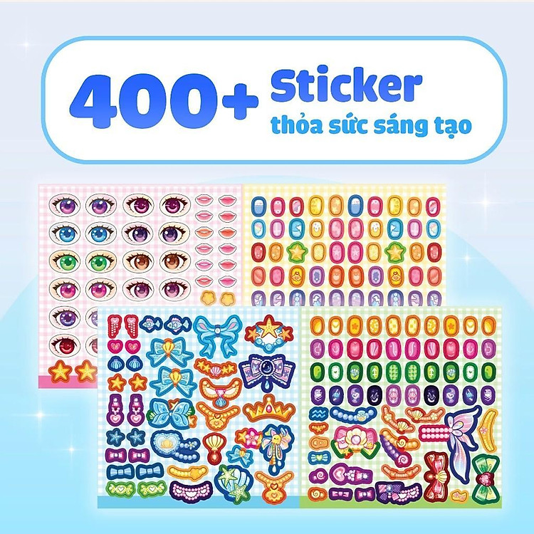Tiệm Làm Nail - Công Chúa Biển Xanh (400+ Stickers Dễ Thương) - Ảnh 3