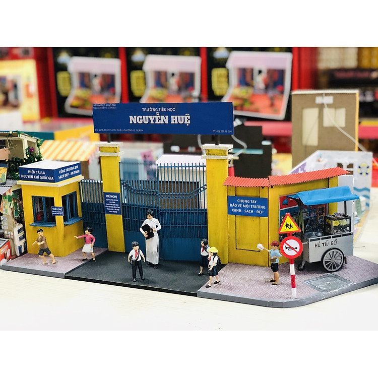 Mô Hình DIY Sài Gòn Nhỏ - GP02 Chính hãng Tiết kiệm - Hình ảnh 5
