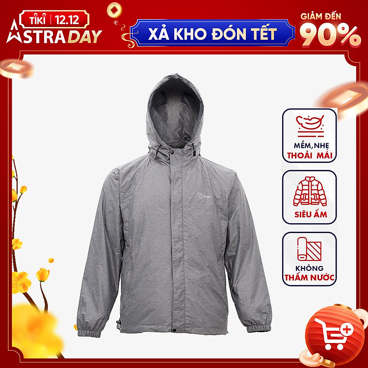 Áo khoác gió nam chống nắng trượt nước cản gió cản bụi hiệu quả MRM Manlywear