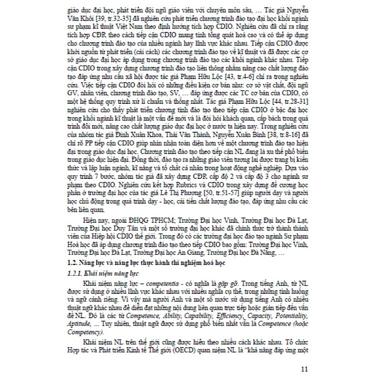 Phát Triển Năng Lực Thực Hành Thí Nghiệm Cho Sinh Viên Sư Phạm Hóa Học Theo Tiếp Cận CDIO - Ảnh 2