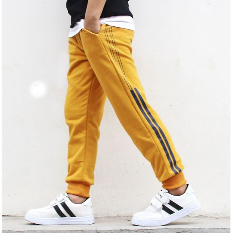 Quần nỉ dài dáng thể thao cho bé trai 6-12T