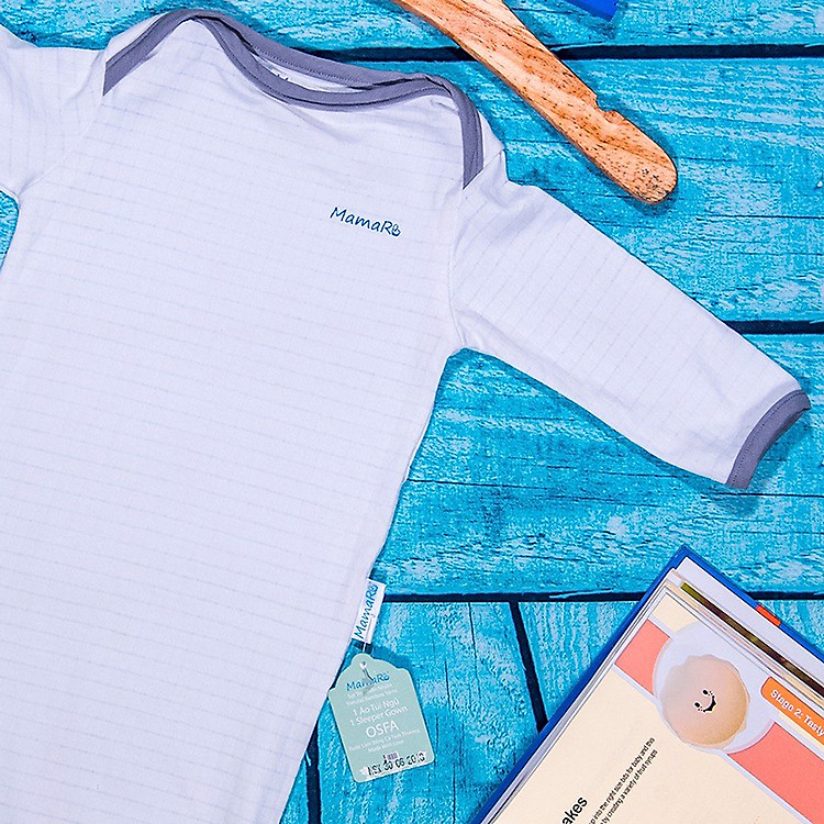 Áo Túi Ngủ MamaRu Viền Xám Chính hãng Giá tốt - Hình ảnh 4