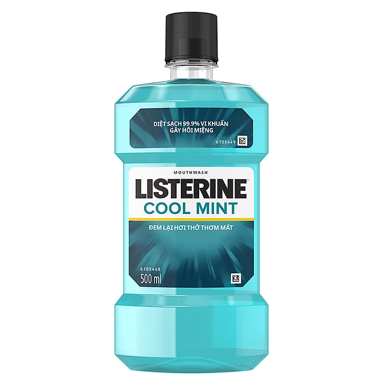 Nước Súc Miệng Hương Bạc Hà Listerine Cool Mint (500ml) - 8850007813057