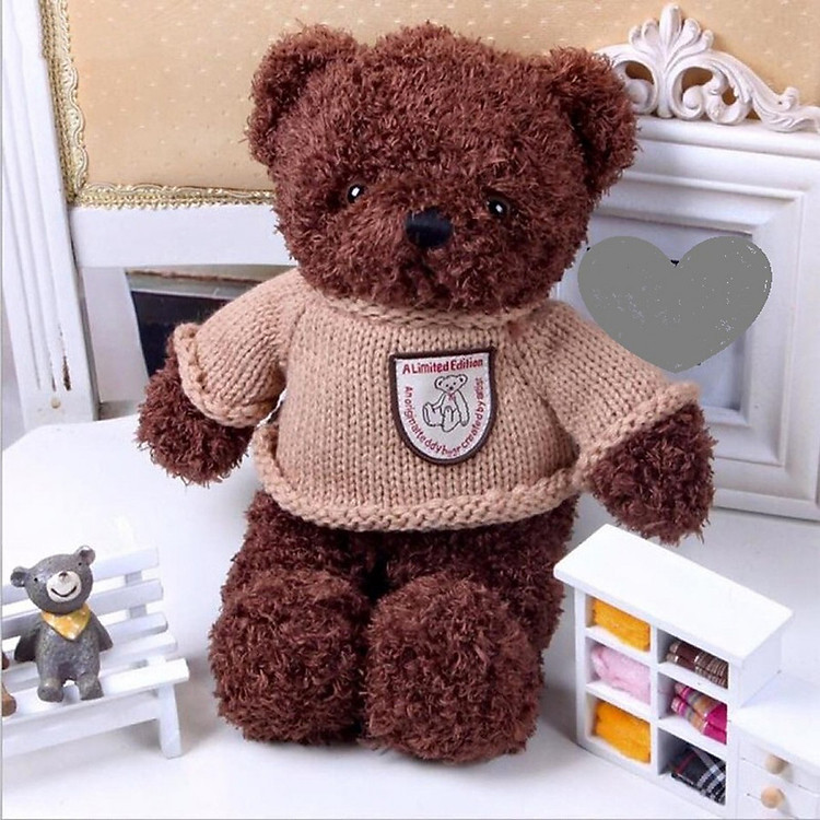 Gấu bông Teddy mặc áo (size 30cm)