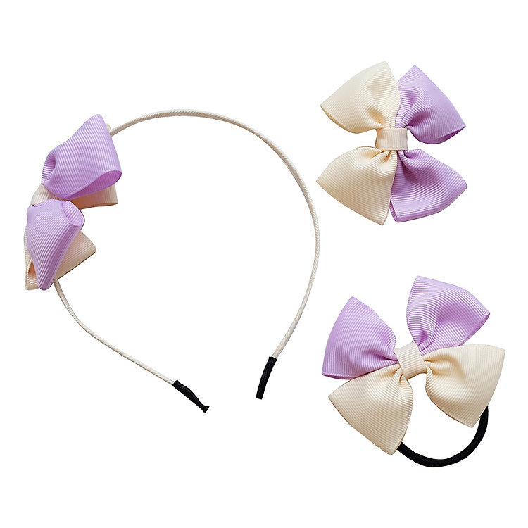 Set Phụ Kiện Tóc Cho Bé 3 Món Cuckeo Kids T81804