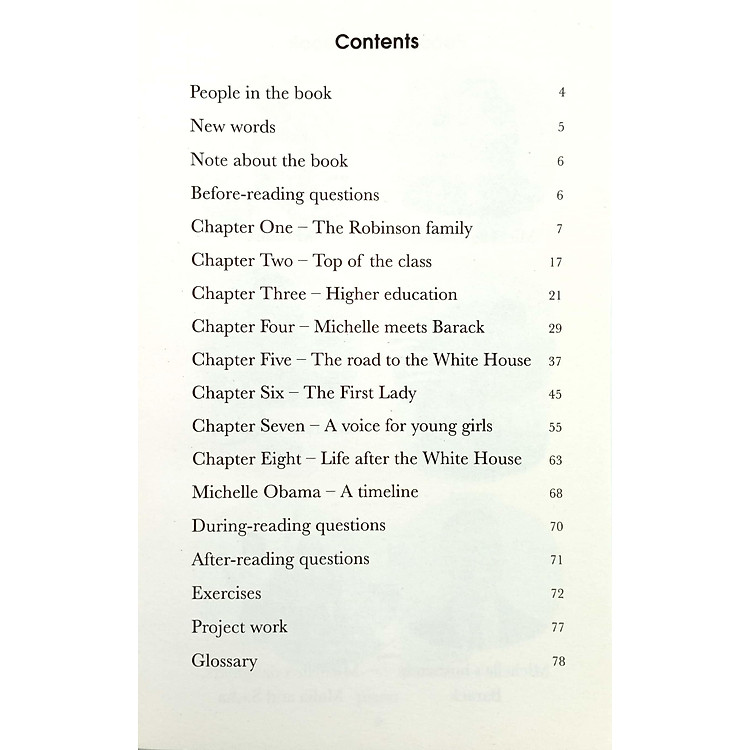 Penguin Reader Level 3: The Extraordinary Life of Michelle Obama - Ảnh 3