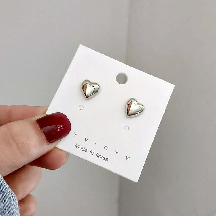 Bông tai trái tim sang trọng