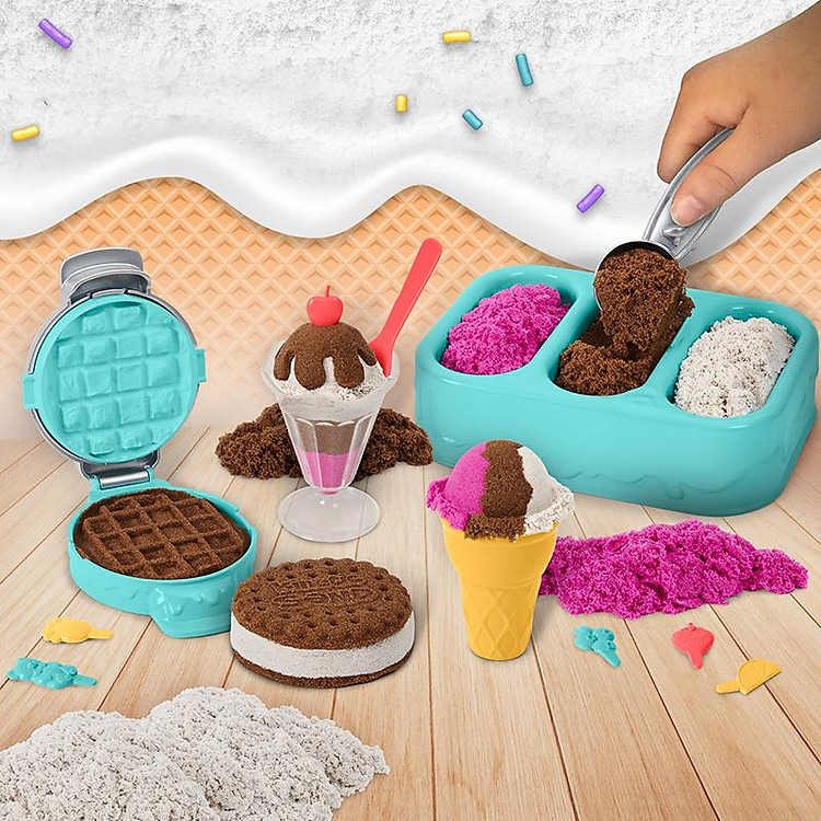 Đồ Chơi Kinetic Sand Tiệm Kem Ngọt Chính hãng Ưu đãi - Hình ảnh 2