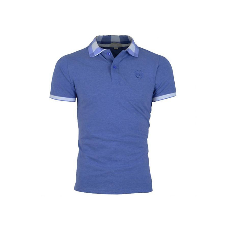 Áo Thun Nam Có Cổ Caro Heizer Thời Trang ZR1436.1 Màu Xanh Navy