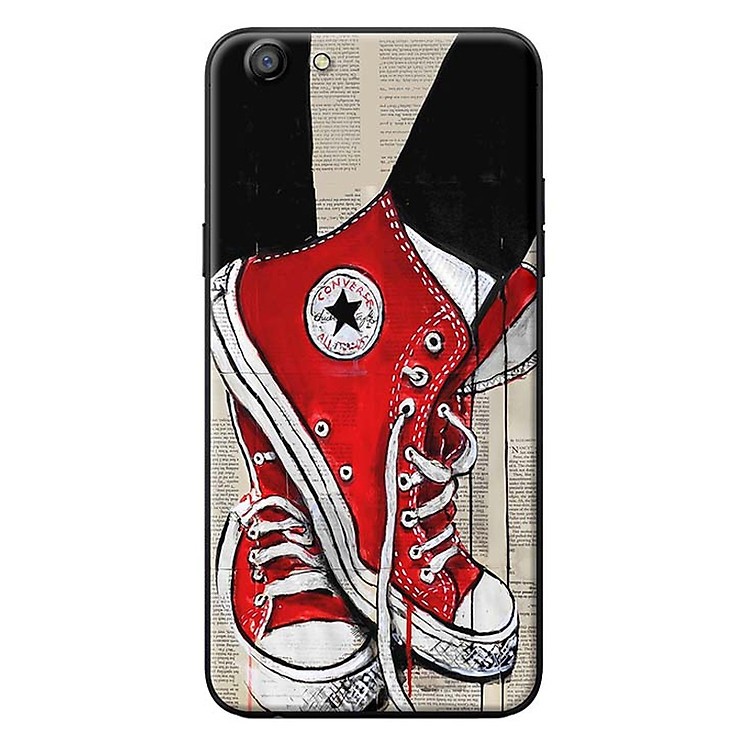 Ốp Lưng Dành Cho Oppo F3 Lite Giầy Đỏ