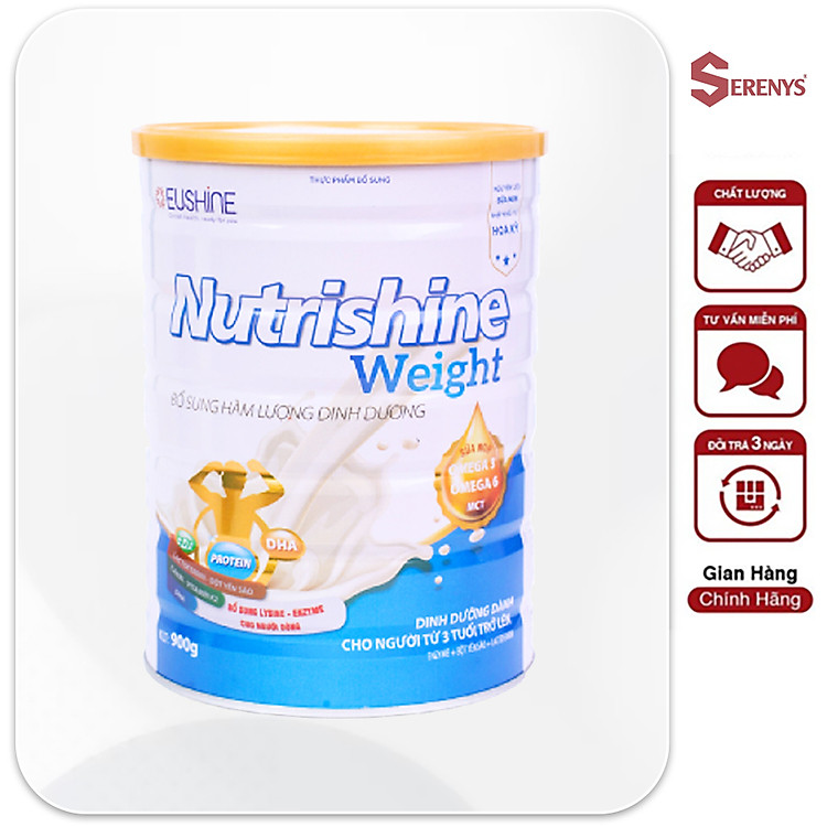 Sữa Tăng Cân Nutrishine 900g Hàng chuẩn Tiết kiệm - Hình ảnh 2