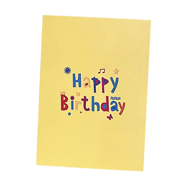 Happy Birthday Card Birthday Popup Card Greeting Card 3D Birthday Card for Adult Dad Supplies