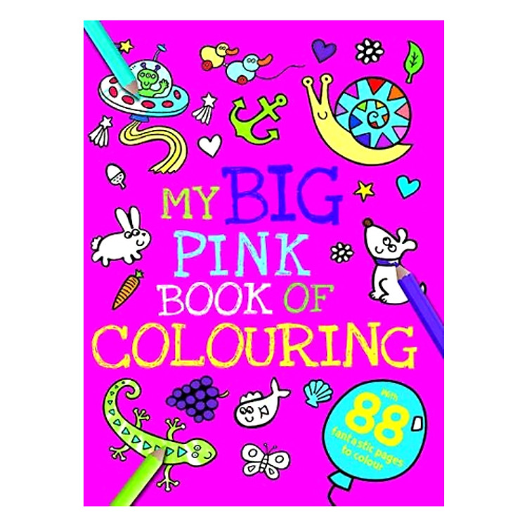 Sách tô màu My Big Pink Book of Colouring