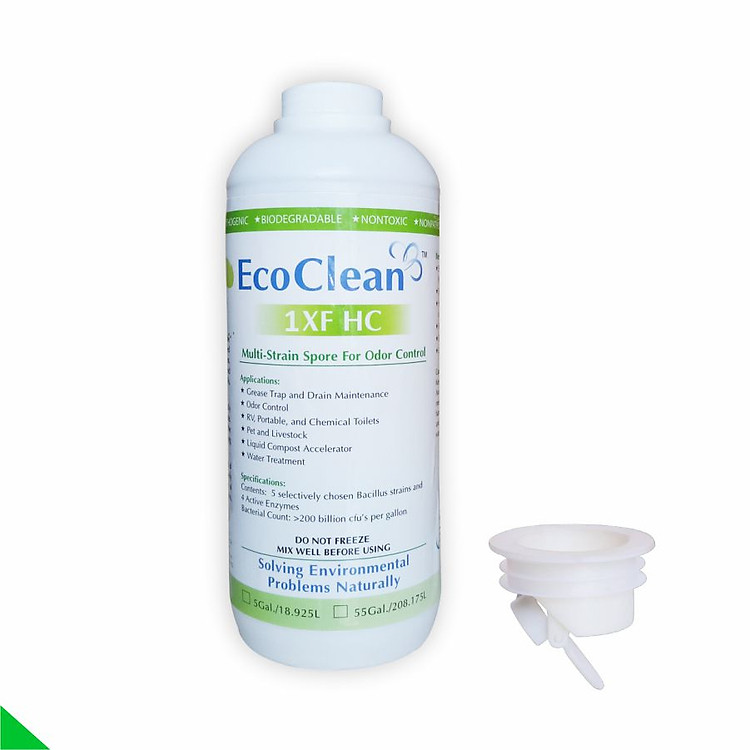 EcoClean FRESH - Vi Sinh Khử Mùi Hôi Cống, Lỗ Sàn, Đường Ống USA - Xử lý gốc rễ mùi hôi, an toàn tuyệt đối - Chai 1L
