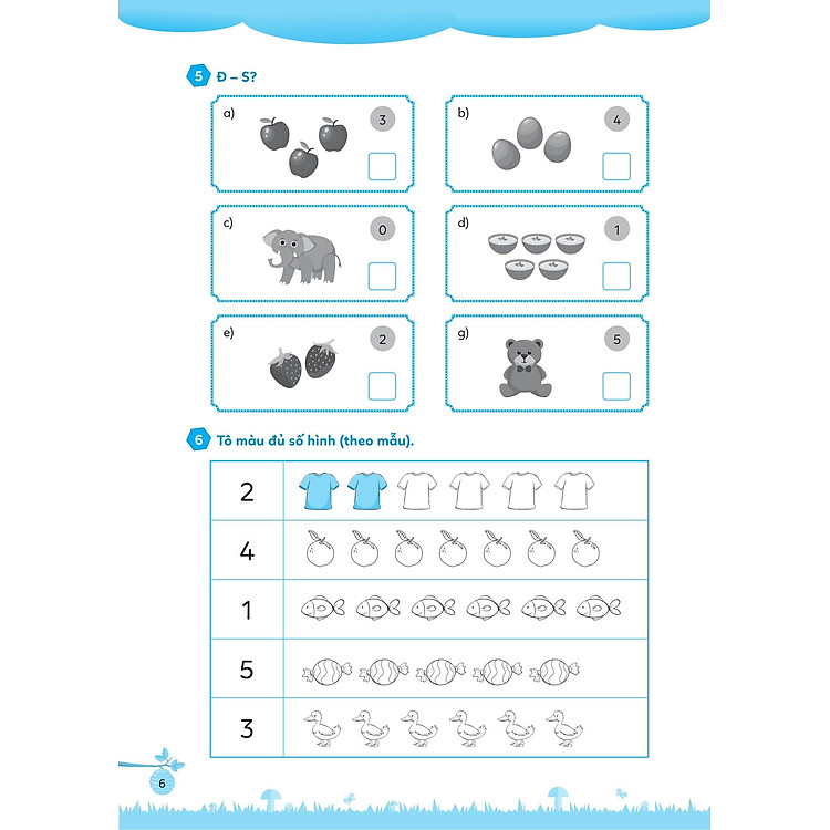 Bài Tập Bổ Trợ Toán Cơ Bản Và Nâng Cao Lớp 1 - Tập 1 - Ảnh 6