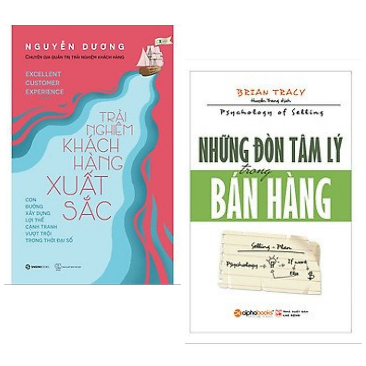 Combo 2 cuốn marketing chuyện sâu và hiệu quả: Những Đòn Tâm Lý Trong Bán Hàng + Trải Nghiệm Khách Hàng Xuất Sắc