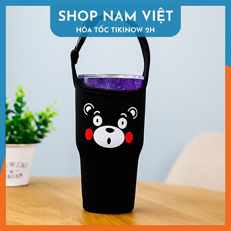 Túi Đựng Ly Giữ Nhiệt Lớn 900ml - Nhiều Hoa Văn
