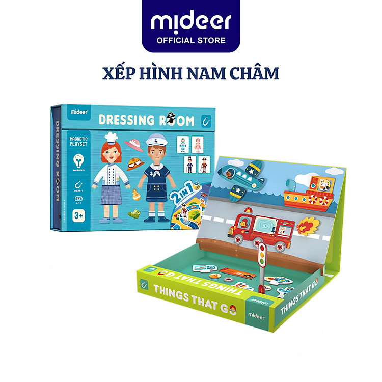 Bộ Xếp Hình Nam Châm Mideer Cho Bé Chính hãng Giá rẻ