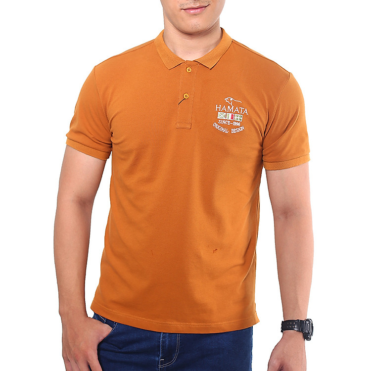 Áo Thun Polo Ngắn Tay Hamatta Màu Vàng 1720002-YE