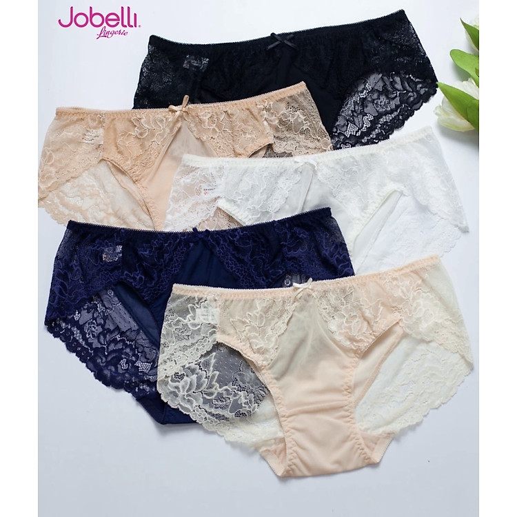 Quần Lót Nữ Jobelli 1281 Ren Lưới Không Viền Ôm Nguyên Mông Xinh Xắn
