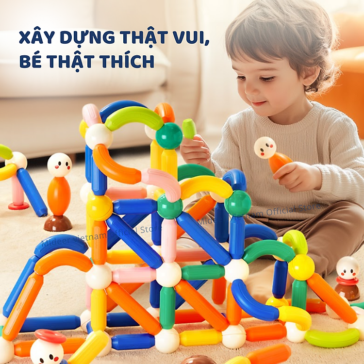 Mua Đồ chơi nam châm xếp hình Mideer Chính hãng Giá tốt - Hình ảnh 3