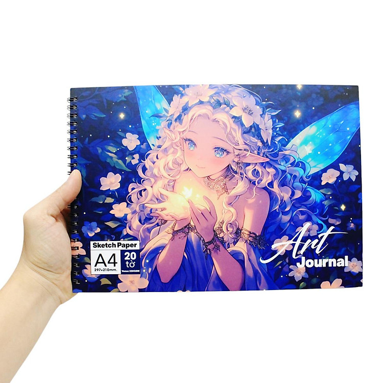 Tập Vẽ Lò Xo Art Journal A4 (40 trang) - Ảnh 4