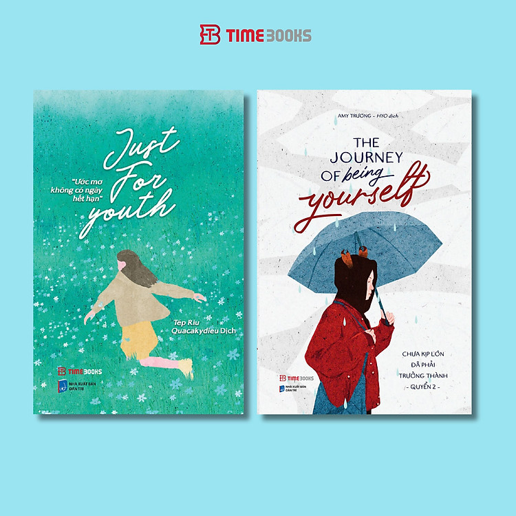 Combo sách song ngữ Just For Youth + Being Yourself + The Journey Into Summer + The Journey Of Youth
