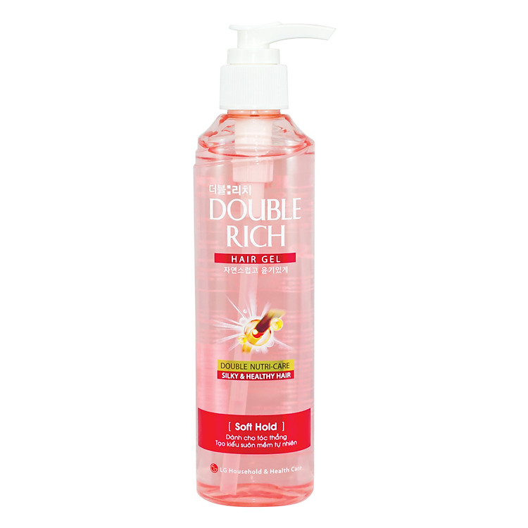 Gel Dưỡng Tóc Giữ Nếp Tóc Thẳng Double Rich Soft Gel 250ml