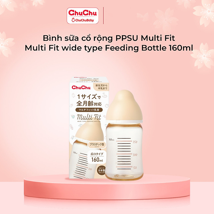 Mua Bình sữa cổ rộng PPSU Chuchu Baby 160ml Tiết kiệm - Hình ảnh 3