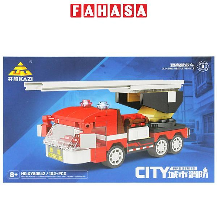 Đồ Chơi Lắp Ráp Xe Cứu Hỏa Kazi Chính hãng Ưu đãi