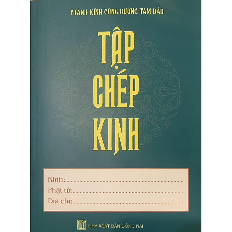 Sách - Tập chép Kinh