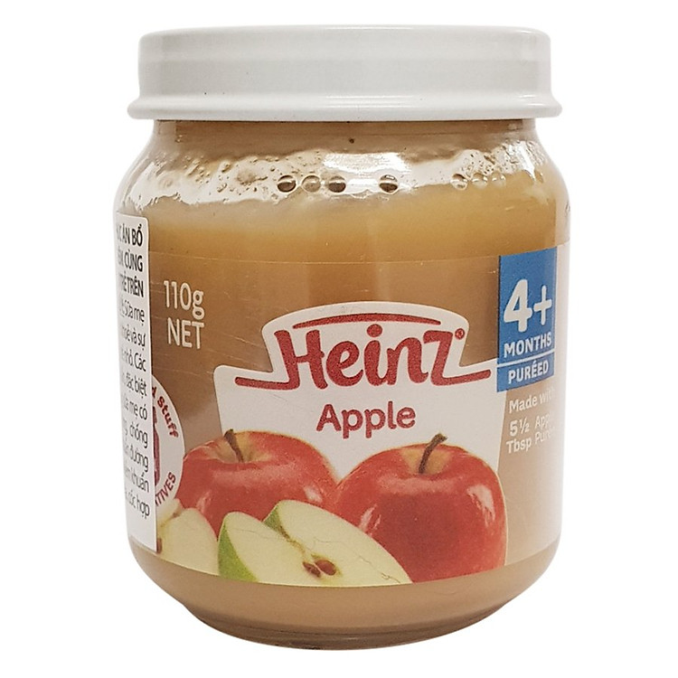 Dinh Dưỡng Đóng Lọ Táo Nghiền Heinz (110g)