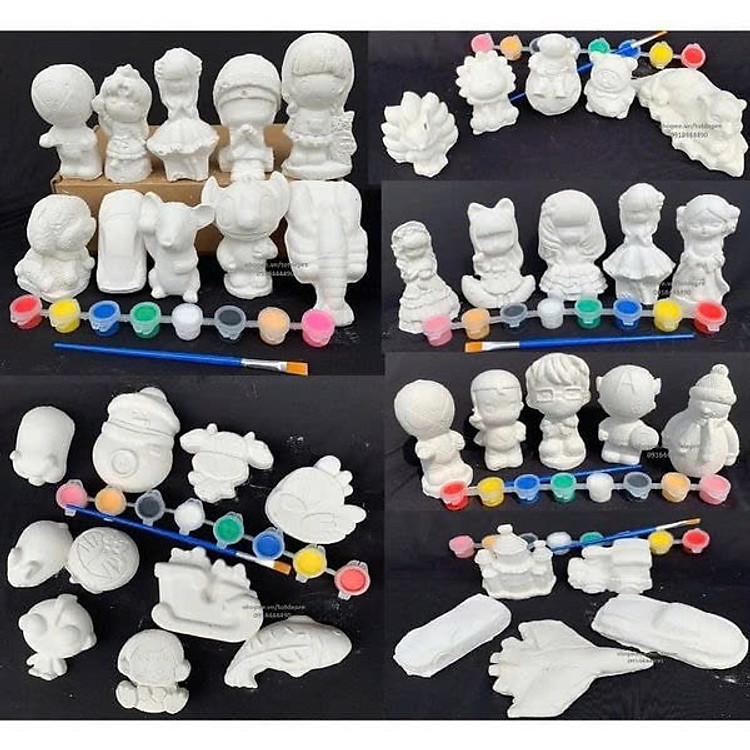 ComBo 10 Bộ Tô Tượng Kèm Màu Chính hãng Tiết kiệm - Hình ảnh 2