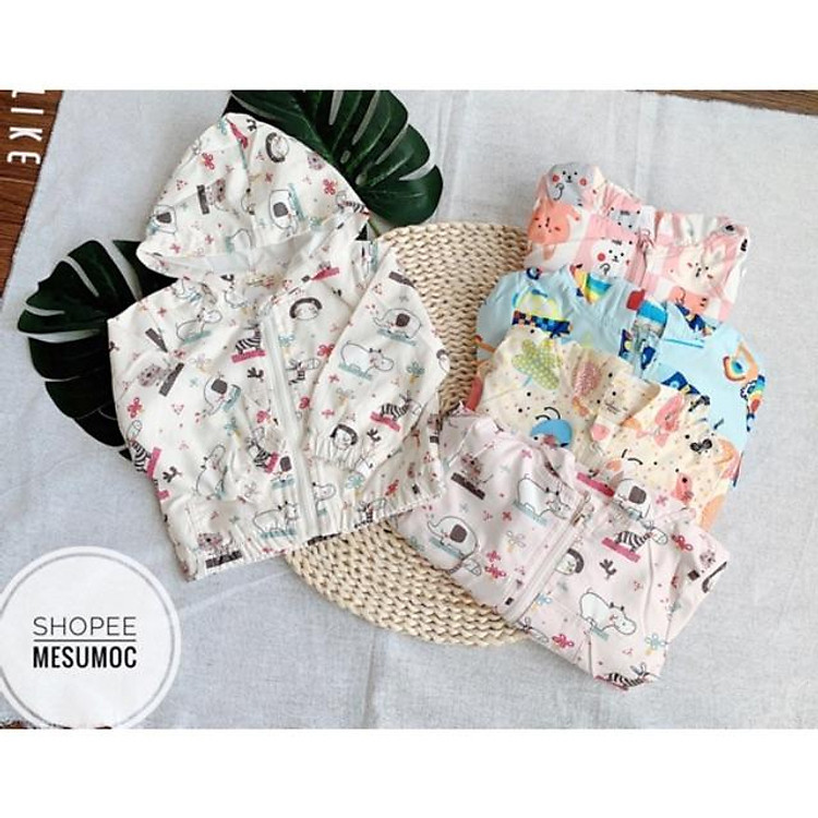 Áo khoác gió cho bé trai, bé gái